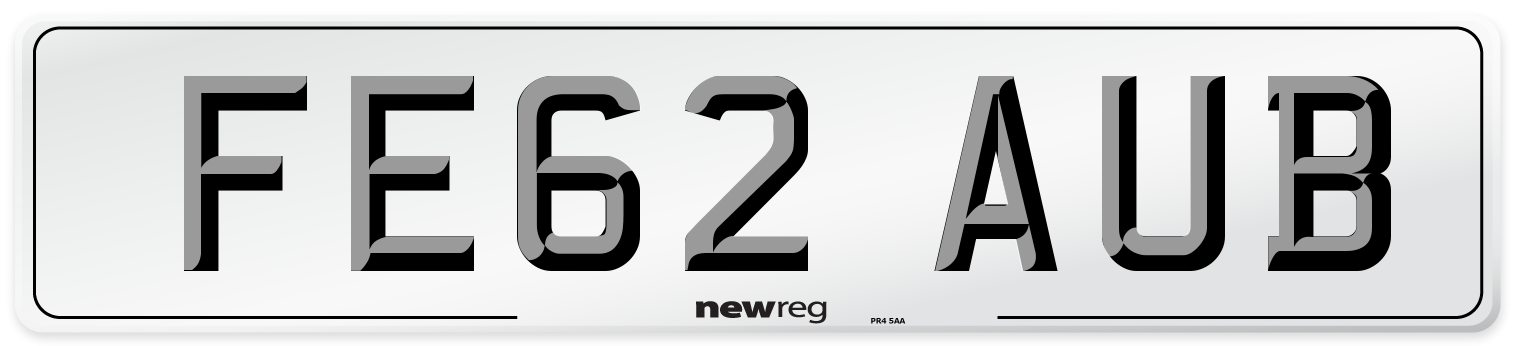 FE62 AUB Number Plate from New Reg